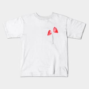 2 abstract orange poppies Kids T-Shirt